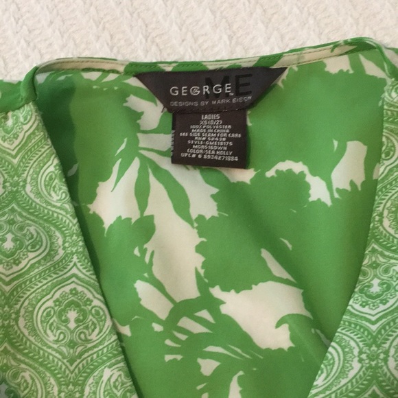 George Green Floral Blouse - Picture 3 of 3